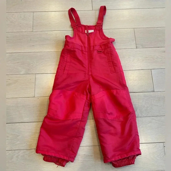 Cherokee pink snow suit overalls - Picture 1 of 4